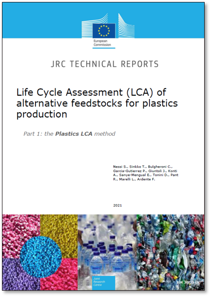 EC Joint Research Center "LCA of alternative feedstocks for plastics production"